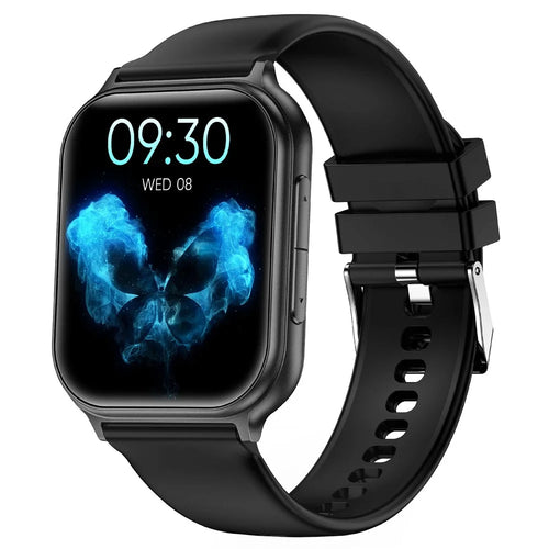 Y1 1.83 Inch Bluetooth-compatible Call Health Smart Watch 700mAh 30 Days Standby IP67 Waterproof Health Monitor for Sports Fitness - Black - 1