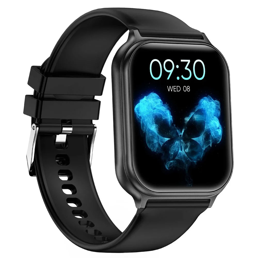 Y1 1.83 Inch Bluetooth-compatible Call Health Smart Watch 700mAh 30 Days Standby IP67 Waterproof Health Monitor for Sports Fitness - Black - 2