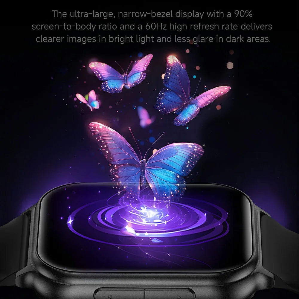 Y1 1.83 Inch Bluetooth-compatible Call Health Smart Watch 700mAh 30 Days Standby IP67 Waterproof Health Monitor for Sports Fitness - Black - 6