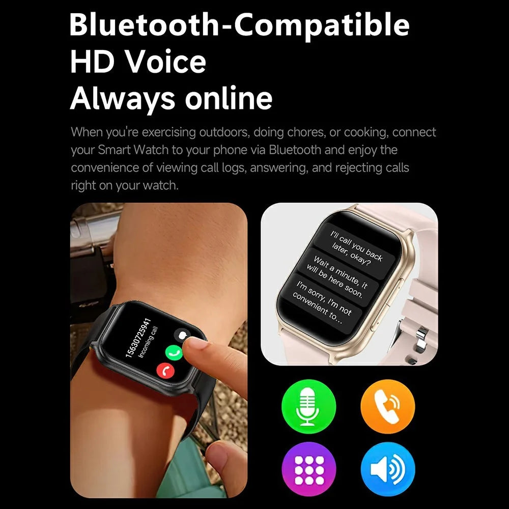 Y1 1.83 Inch Bluetooth-compatible Call Health Smart Watch 700mAh 30 Days Standby IP67 Waterproof Health Monitor for Sports Fitness - Black - 7