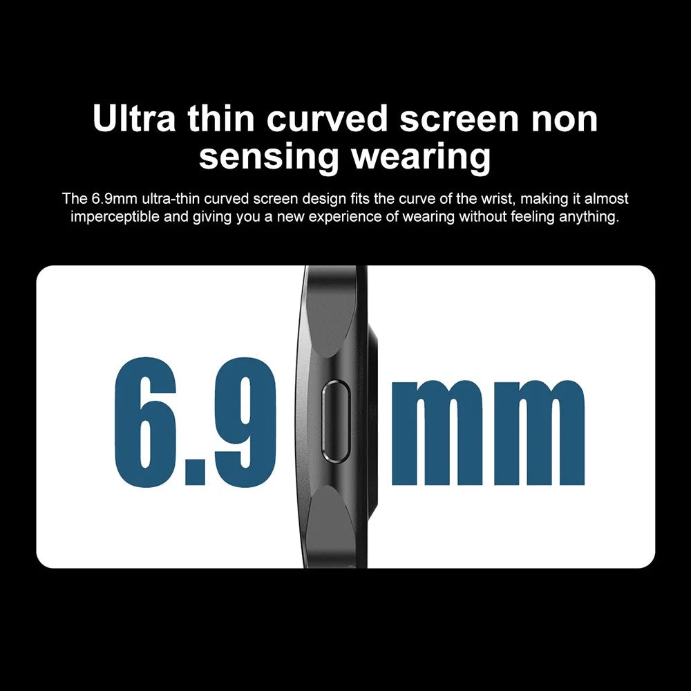 U19 1.85 Inch AMOLED Curved Screen Smart Watch IP68 Waterproof Bluetooth-compatible Calling Health Monitor - Tarnish - 6
