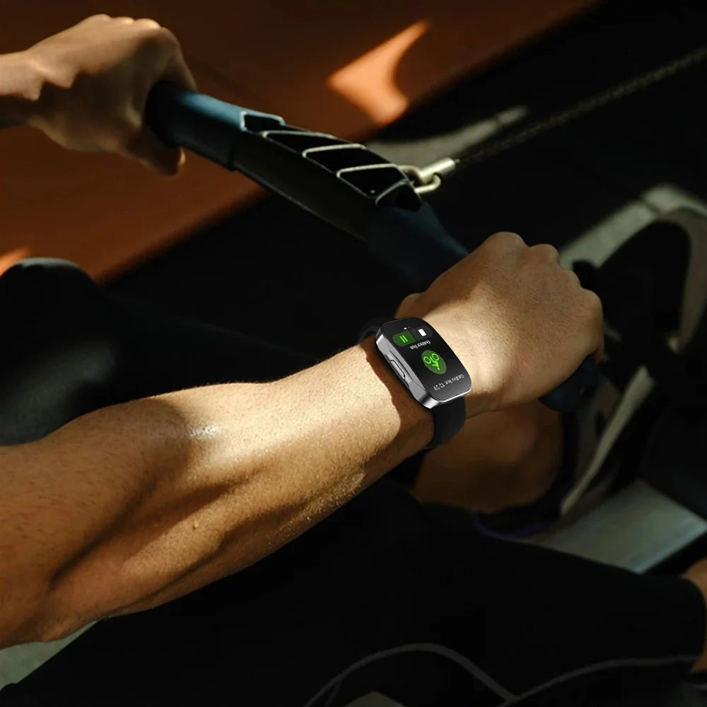 U19 1.85 Inch AMOLED Curved Screen Smart Watch IP68 Waterproof Bluetooth-compatible Calling Health Monitor - Tarnish - 7