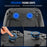 JYS-SDM011 For Steam Controller (2nd generation) Silicone Thumbstick Caps Back Button Pads Touchpad Stickers Set - Black - 4