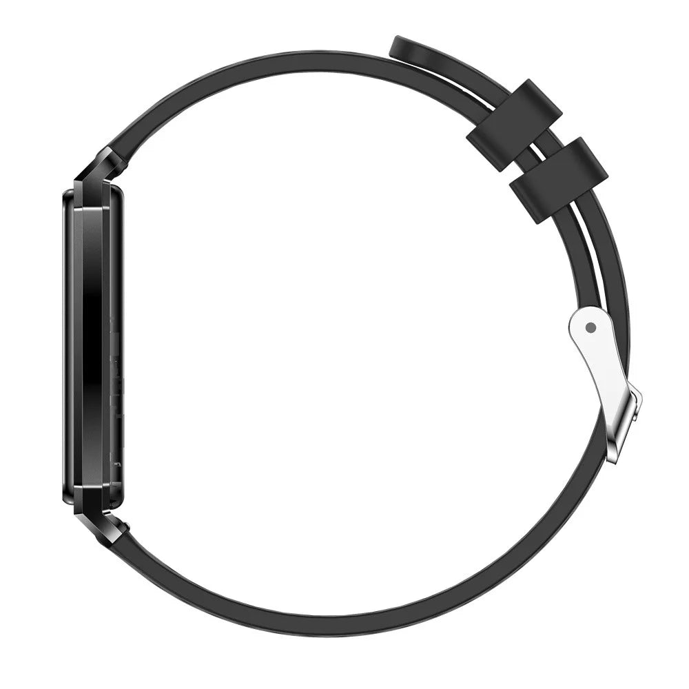 B11 Ultra Thin Smart Wristband with Silicone  /  Nylon Straps Fitness Tracker 0.96 Inch OLED Heart Rate Blood Oxygen IPX8 Waterproof Sleep Monitor Bracelet - Black - 3