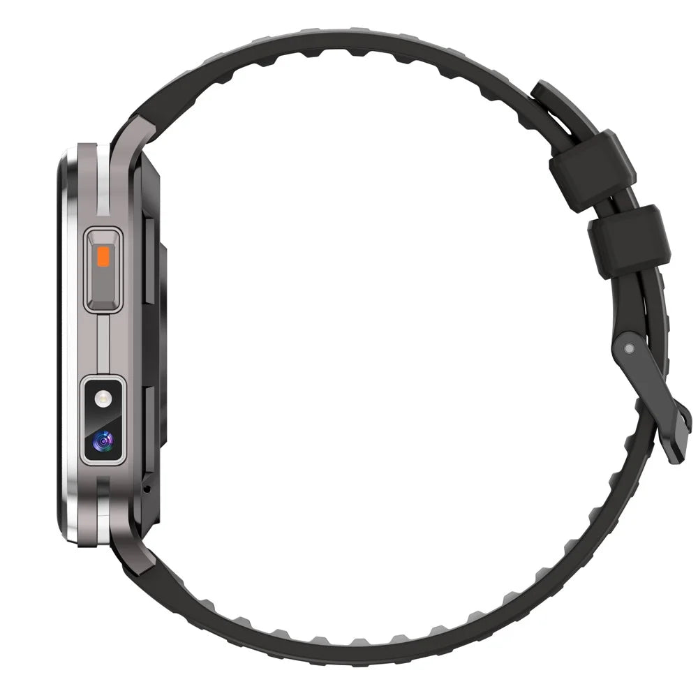 P60 Smart Watch 2.01 Inch HD Camera 670mAh IP67 Waterproof Bluetooth-compatible Call Health Sports Monitor - Black - 3