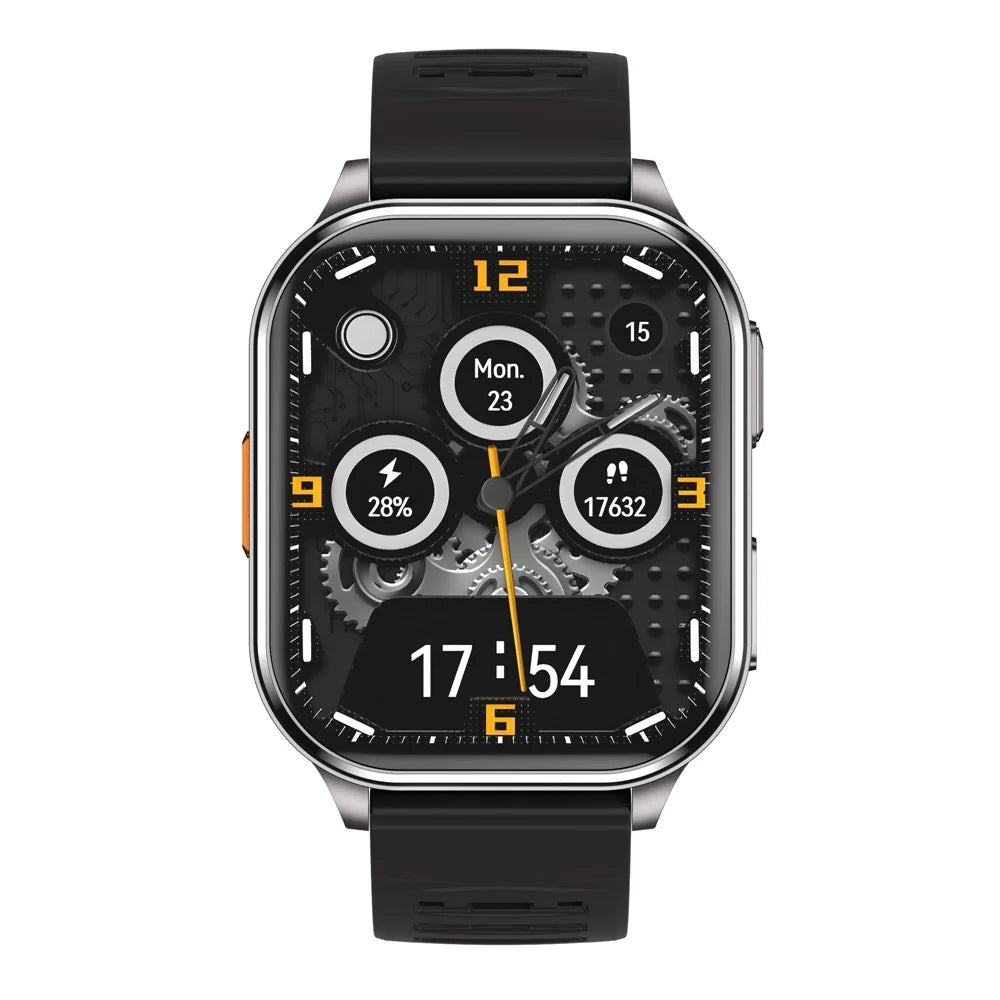 P60 Smart Watch 2.01 Inch HD Camera 670mAh IP67 Waterproof Bluetooth-compatible Call Health Sports Monitor - Black - 4