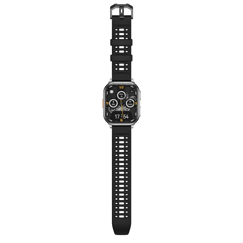P60 Smart Watch 2.01 Inch HD Camera 670mAh IP67 Waterproof Bluetooth-compatible Call Health Sports Monitor - Black - 5
