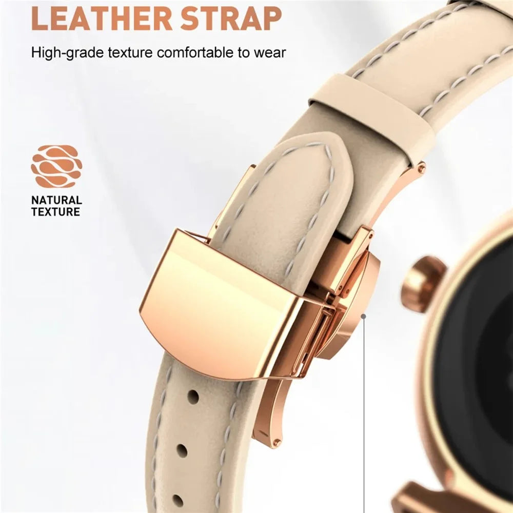 LDNIO SW02 Women Smart Watch 1.19 Inch AMOLED Bluetooth-compatible Call Heart Rate Blood Oxygen ECG Health Monitor - Silver - 6
