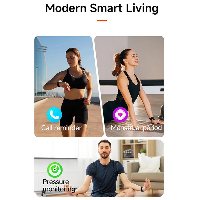 Y105 Screenless Smart Bracelet Heart Rate Blood Oxygen Health Monitor Wristband IP68 Waterproof - Tarnish - 7