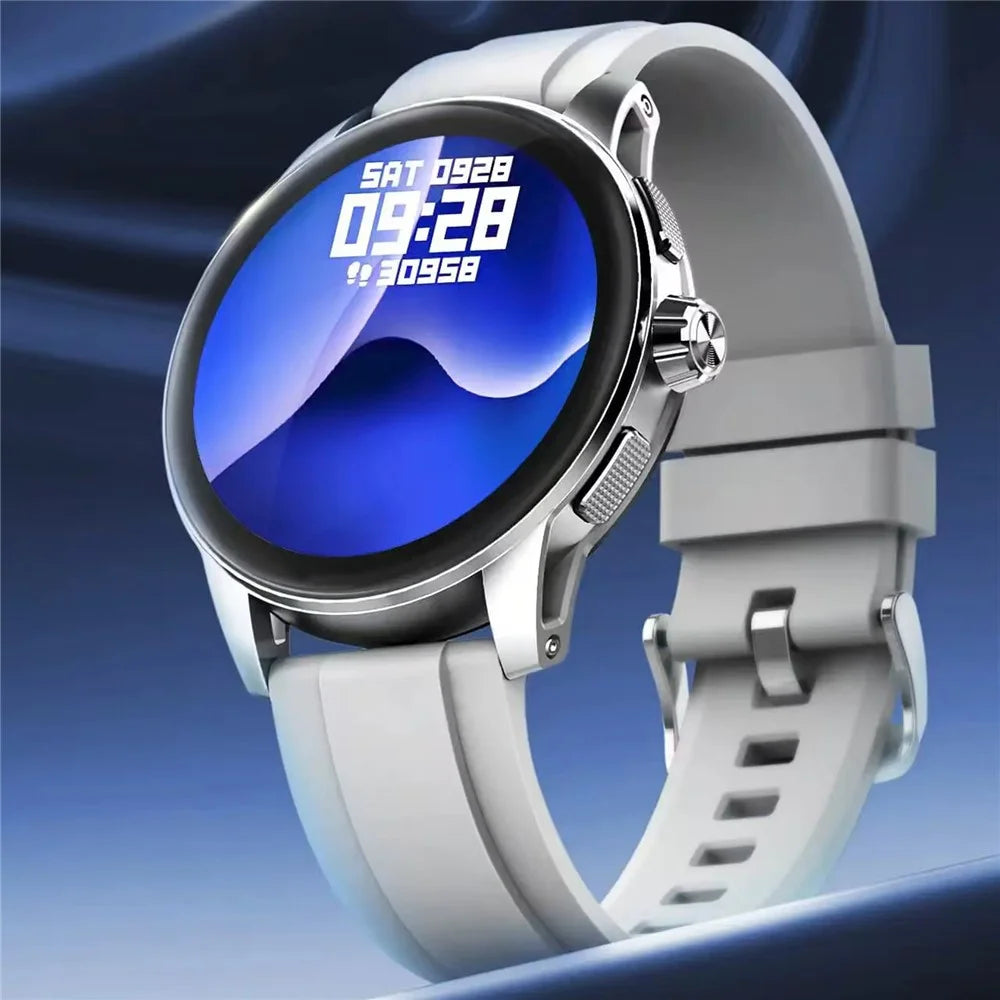 LDNIO SW05 IP68 Waterproof Smart Watch 1.39 Inch HD Screen Heart Rate Blood Oxygen Monitor 100+ Sports Modes - Silver Grey - 2