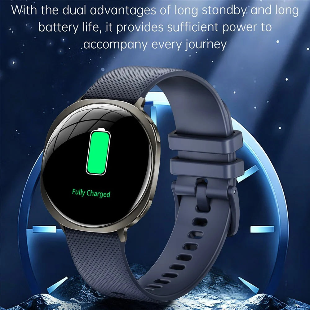 M301 Ultra Thin Smart Watch 1.32 inch AMOLED IP68 Waterproof Bluetooth-compatible Calling Fitness Tracker - Tarnish - 7