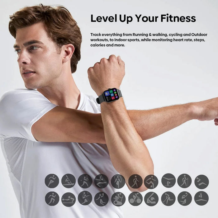 ZEBLAZE Btalk Pro 1.91 inch Smart Watch Bluetooth-compatible Calling Heart Rate SpO2 Fitness Tracker - Black - 7
