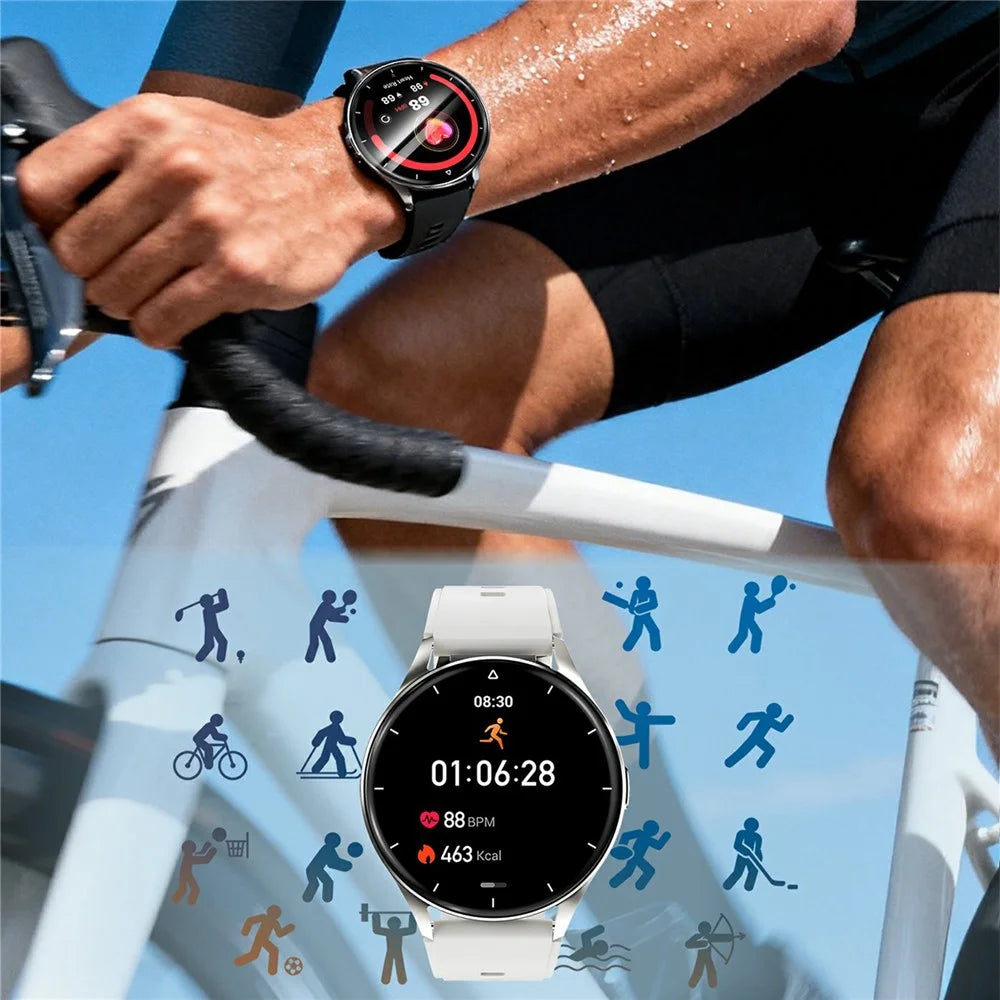 X10pro 2 in 1 Smartwatch TWS Earbuds Heart Rate SpO2 Sleep Monitor 100+ Sports Modes Fitness Tracker - White - 6