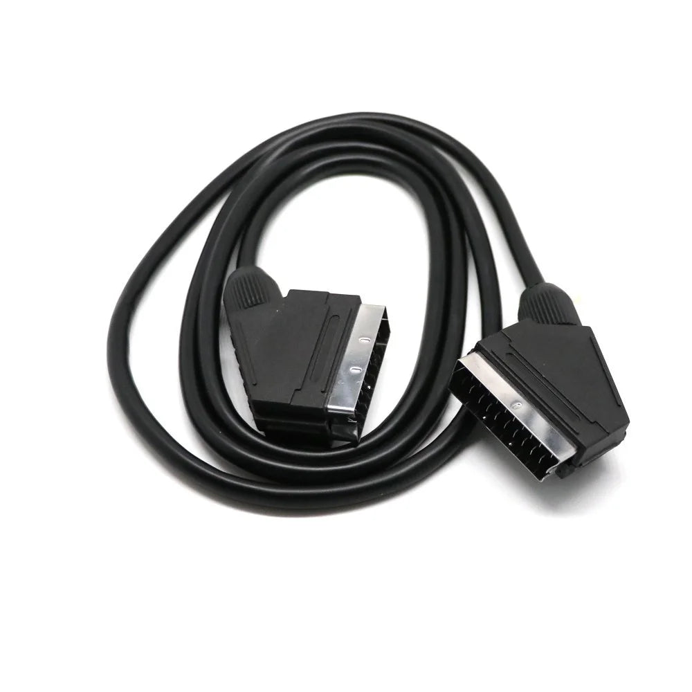 Scart Cable 21 Pins Connectors Audio Video Extension Cable 1.5m - 5