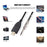 USB Guitar Cable USB 2.0 Interface Male to 1/4 Inch TS（6.35）Jack Connector Cord Electric Guitar Audio Cable US48S [2M] - 3