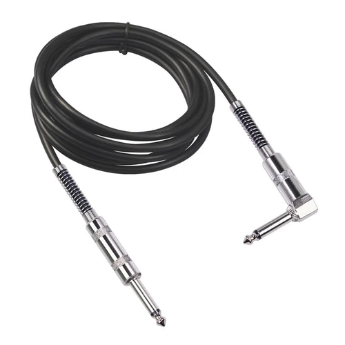 Guitar Cable 6.35mm (1/4 Inch) TS Right Angle to Straight Electric Instrument Cable for Electric Guitar, Bass Guitar, etc. [3m] - 1
