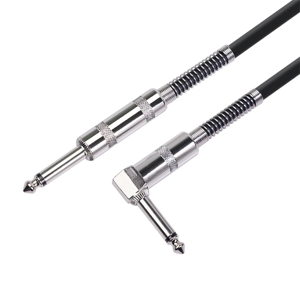 Guitar Cable 6.35mm (1/4 Inch) TS Right Angle to Straight Electric Instrument Cable for Electric Guitar, Bass Guitar, etc. [3m] - 5