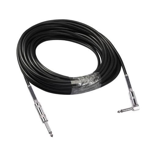 Guitar Cable 6.35mm (1/4 Inch) TS Right Angle to Straight Electric Instrument Cable for Electric Guitar, Bass Guitar, etc. [10m] - 1