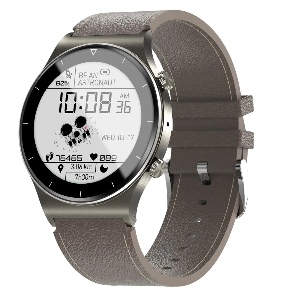 GT08 1.32 inch IPS TFT Touch Screen Ultra-thin Multi-function Sports Smart Watch Support Bluetooth-compatible Call Music - Tarnish - 1