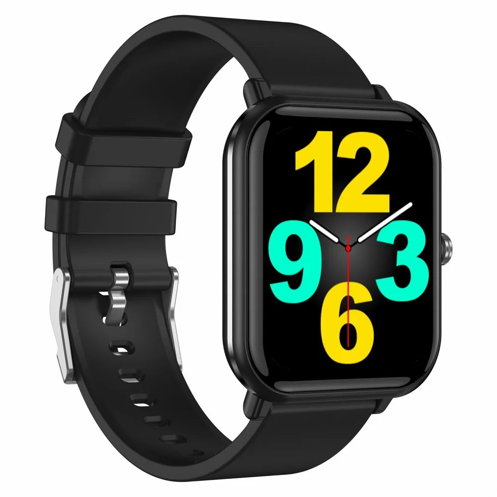 MX09 1.7 inch Bluetooth-compatible Call Heart Rate Blood Pressure Monitor Smart Watch Fitness Tracker Sport Smartwatch - Black - 2