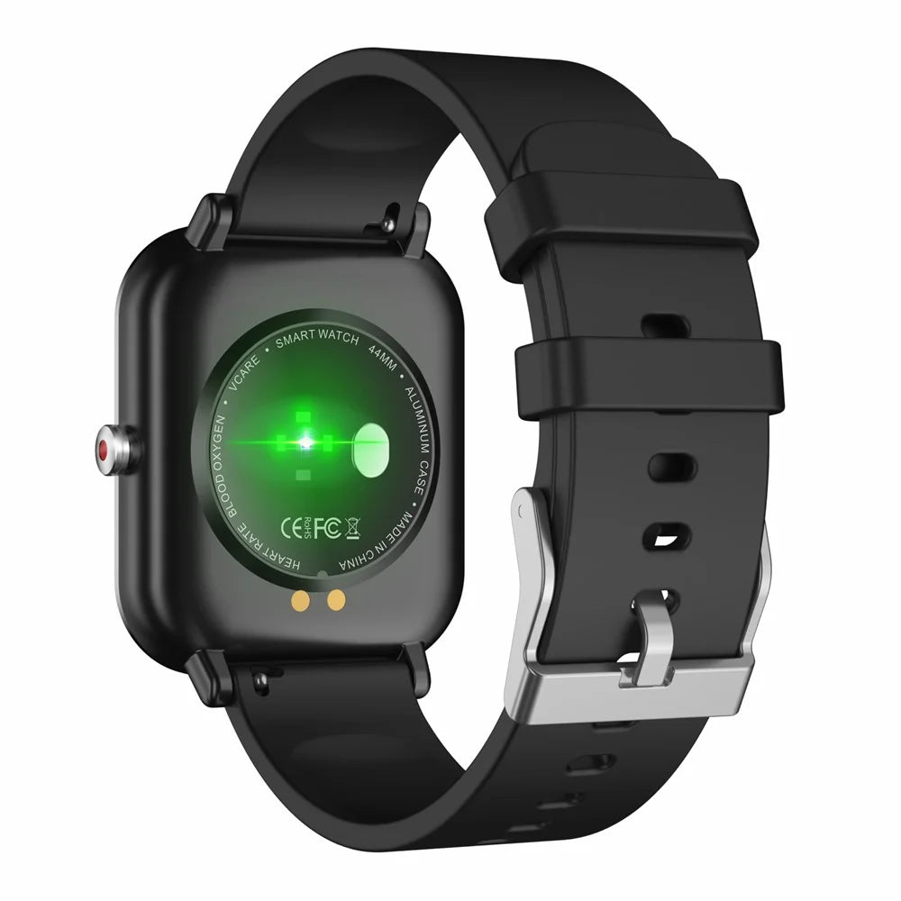 MX09 1.7 inch Bluetooth-compatible Call Heart Rate Blood Pressure Monitor Smart Watch Fitness Tracker Sport Smartwatch - Black - 4
