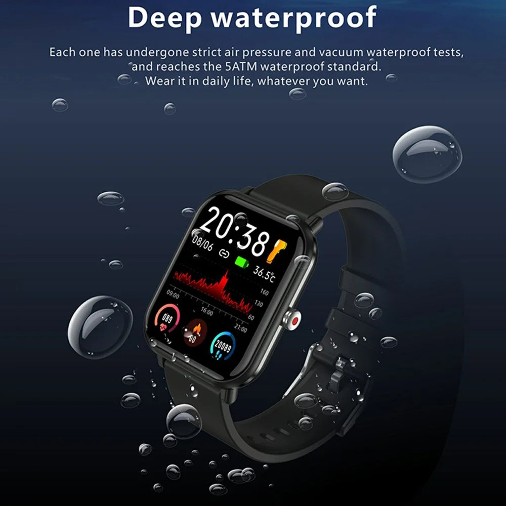 MX09 1.7 inch Bluetooth-compatible Call Heart Rate Blood Pressure Monitor Smart Watch Fitness Tracker Sport Smartwatch - Black - 7