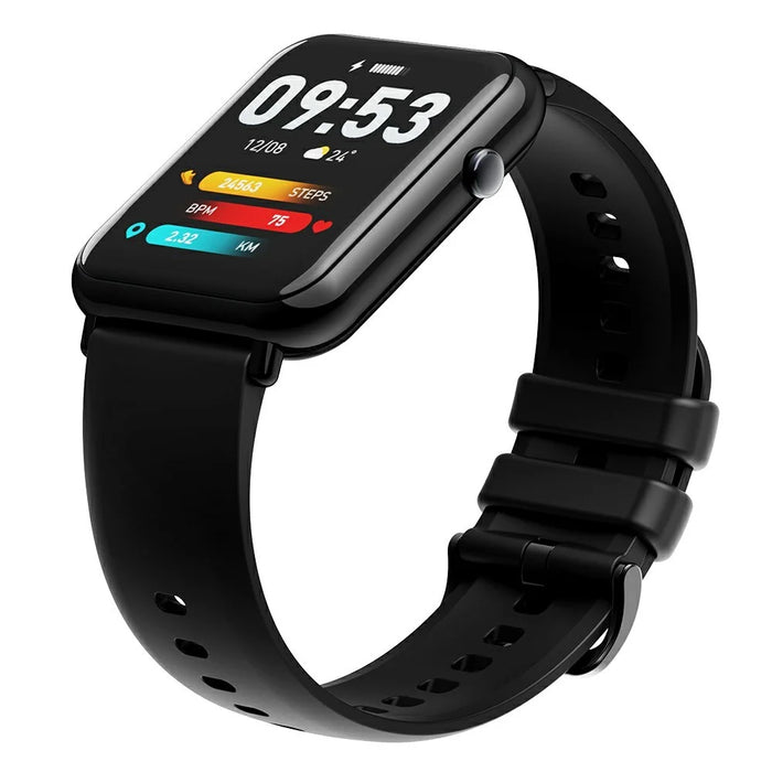 Q19 Pro 1.69 inch Temperature Detection Bluetooth-compatible Smart Watch Sports Tracker Heart Rate Sleep Health Monitoring Smart Bracelet - Black - 2