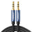 UGREEN 10689 5 Meters 3.5mm Male to Male Stereo Audio Cable 24K Gold-Plated Connectors for Smartphone/MP3 Player/Tablet/Car Player - 1