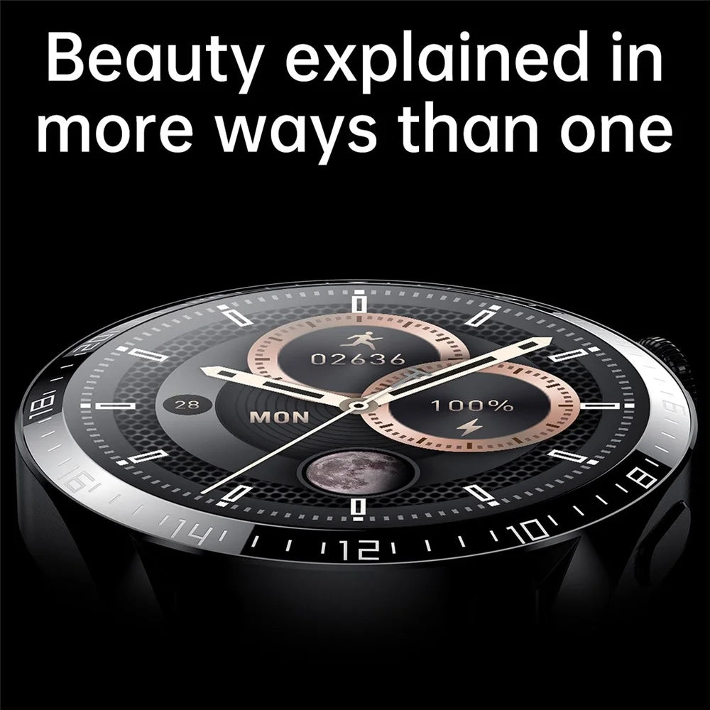 i39 1.28 inch Bluetooth-compatible Call Smart Watch Heart Rate Monitor Music Control IP67 Waterproof Fitness Bracelet, Steel Strap - Black - 5