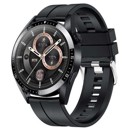 i39 IP67 Waterproof 1.28 inch Smart Watch Support Multi-sport Mode Bluetooth-compatible Call Heart Rate Monitor Music Control, Silicone Strap - 1