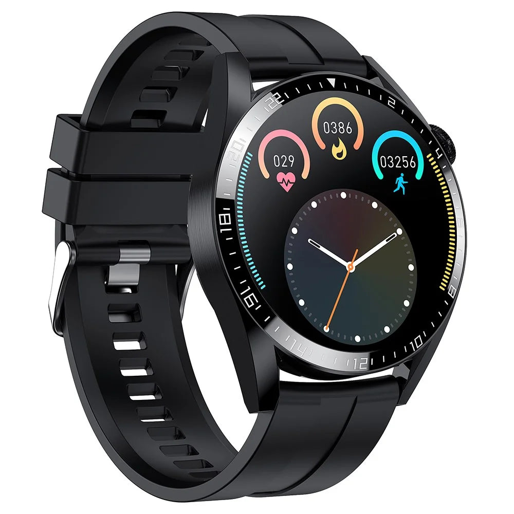 i39 IP67 Waterproof 1.28 inch Smart Watch Support Multi-sport Mode Bluetooth-compatible Call Heart Rate Monitor Music Control, Silicone Strap - 2