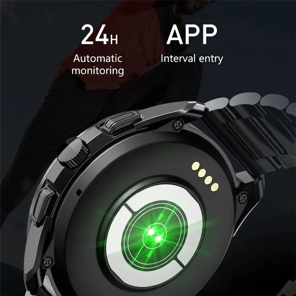 i32 IP67 Waterproof 1.32 inch Fitness Bracelet Heart Rate Blood Pressure Real-time Monitor Message Reminder Smart Watch, Steel Strap - Black - 7