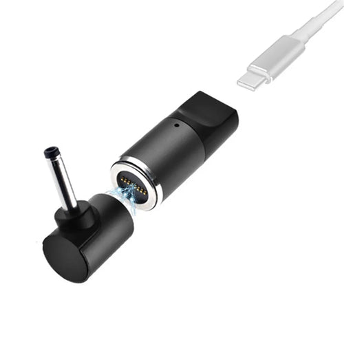 For ASUS/Acer/LG/Samsung Laptop 100W Magnetic Adapter Type-C Female to 3.0mmx1.1mm Male Plug Fast Charging Converter - 1