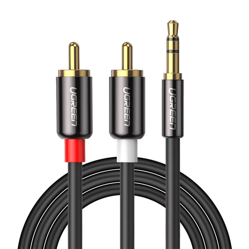 UGREEN 3m 3.5mm to 2RCA Audio Y Splitter Cable AUX Cord for Smartphone Speaker Tablet - 1