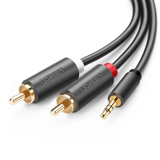 UGREEN 10512 3-Meter 3.5mm Male to 2RCA Male Stereo Audio Adapter Y Cord for Smartphones/Speakers/Tablets/HDTV/MP3 Players - 1
