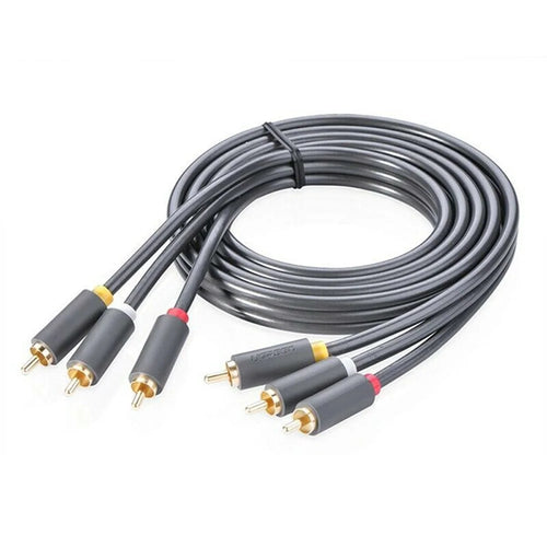 UGREEN 10524 1.5m 3 RCA Male to 3 RCA Male Stereo Audio Cable AUX Cord - 1