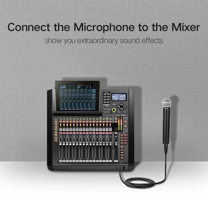 UGREEN 5m Microphone Wire for Speakers Sound Consoles Amplifier 6.35mm TRS to Cannon XLR Audio Cable - 3