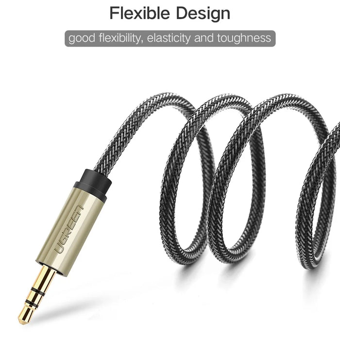 UGREEN 40791 1.5-Meter 3.5mm 1/8" Male TRS to 2 x 6.35mm 1/4" Male TS Stereo Audio Cable Y Splitter for Cellphones/Amplifiers/Home Theater - 4