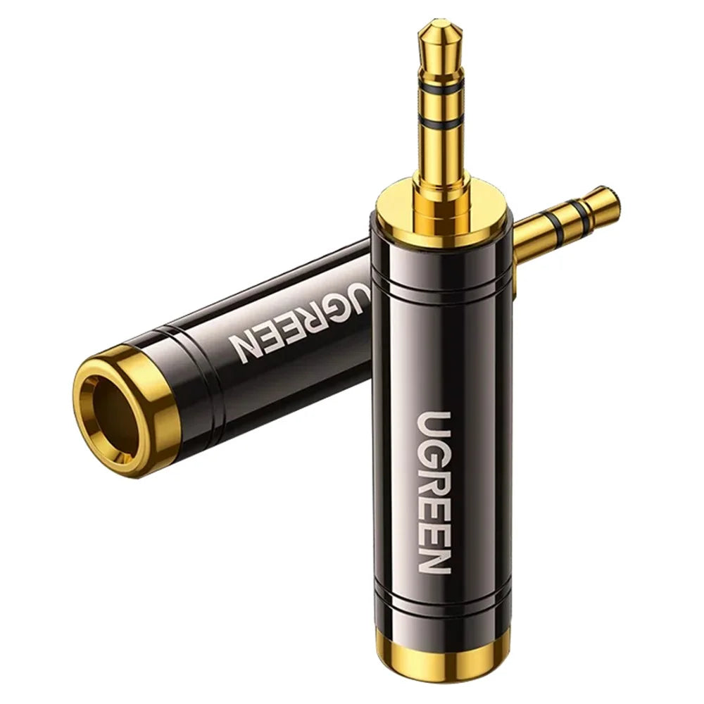 UGREEN 3.5mm Male to 6.5mm 1/4" Female Adapter for Mobile Phone PC Notebook Stereo Speaker Audio Adapter Converter - 1