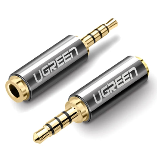 UGREEN 2.5mm Male to 3.5mm Female Stereo Audio Headphone Jack Converter Gold Plated Audio Adapter - 1