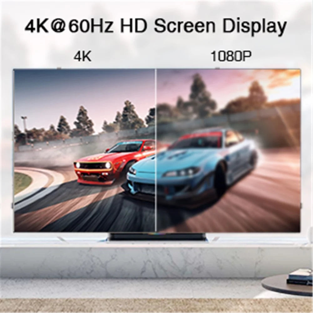 QGEEM QG-HD16 1.8m DP to DP Cable 4K/60Hz HD Video DisplayPort 1.2 Adapter Cable for HDTV Monitor Projector - 3