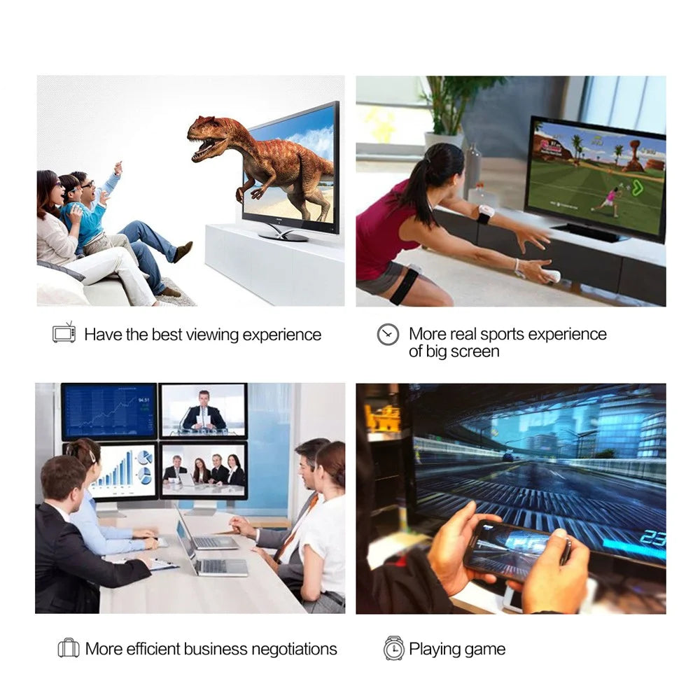 QGEEM QG-UA13 1.8m Type-C Male to DP Male Nylon Braided Cable 4K/60Hz TV Monitor Connection Cable - 6