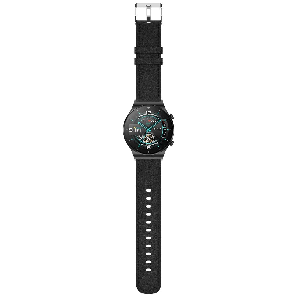 GT16 Smart Watch 1.28 Inch HD Screen Touch Control Waterproof Bluetooth-compatible Call Smart Bracelet Health Monitoring Sports Watch for Men and Women - Black - 5