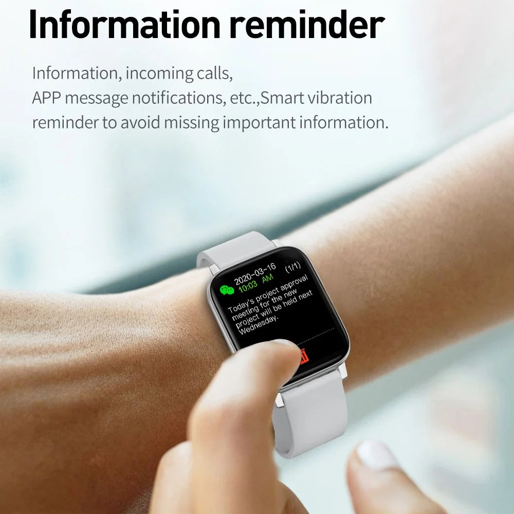 ST20 1.69 Inch Bluetooth-compatible Call Smart Watch Health Monitoring Sports Bracelet Built-in Puzzle Games - Black - 7