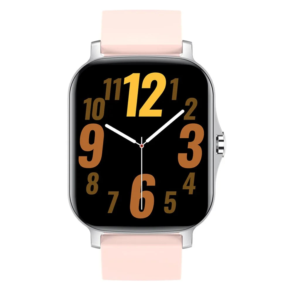 ST30 Breath Training Smart Watch 1.69 Inch Touch Screen Heart Rate Blood Pressure Blood Oxygen Fitness Tracker Wrist Watch - Pink - 2