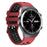 AK26 Fashionable Bluetooth-compatible Smart Watch Sports Modes Body Blood Pressure Sleeping Monitoring Steel Band Smart Bracelet (Silicone Strap) - Black/Red - 3