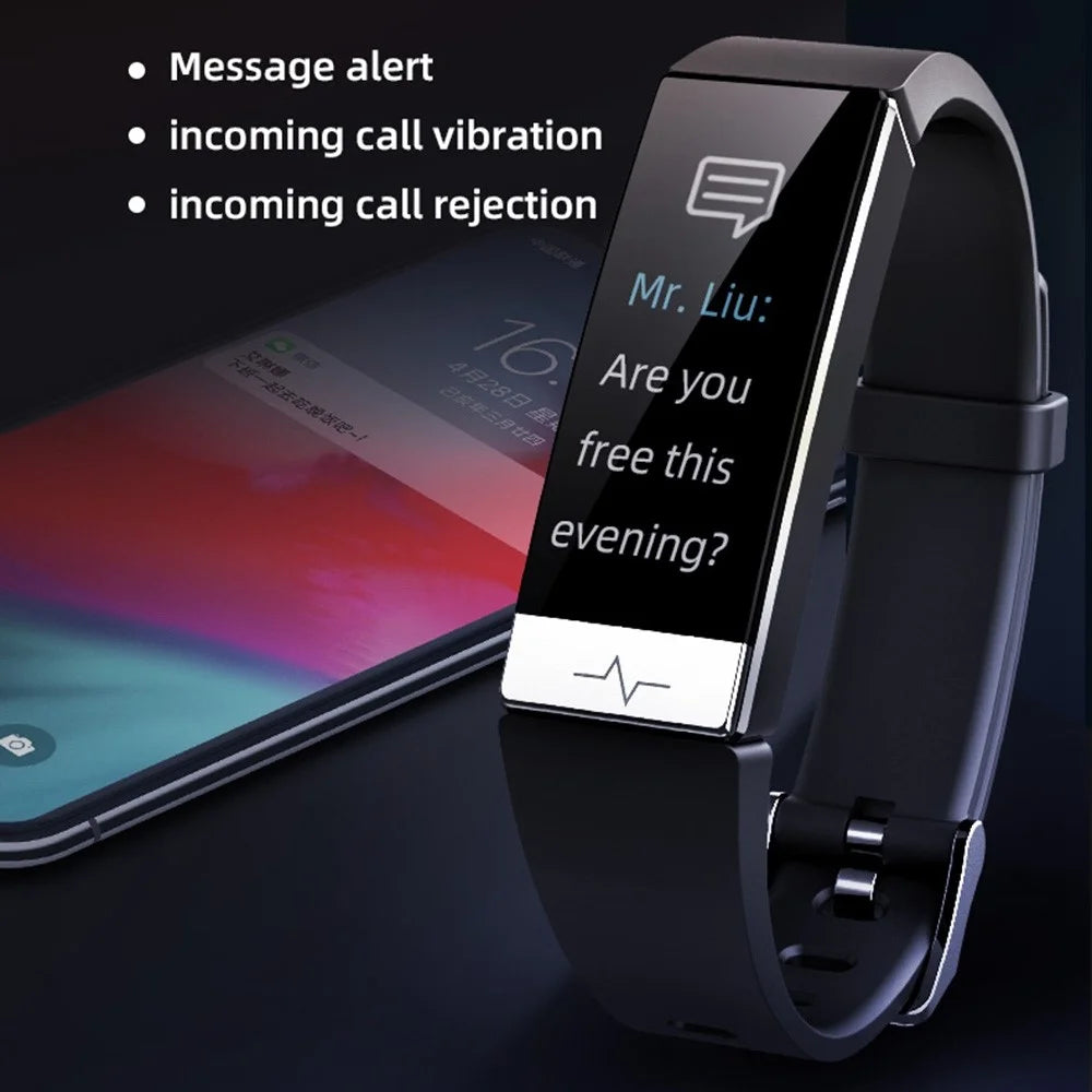 Y91 1.08" IPS Color Screen Smart Bracelet ECG+PPG Monitoring Health Watch IP68 Waterproof Sports Bracelet - 4
