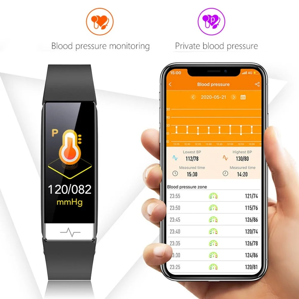 Y91 1.08" IPS Color Screen Smart Bracelet ECG+PPG Monitoring Health Watch IP68 Waterproof Sports Bracelet - 6