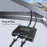 UC-161 0.5m USB-C Bi-Direction Switch MST 1 to 2 Type-C Hub Adapter Support Video 8K/30Hz, 10Gbps Data, PD 100W - 7