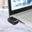 Universal Mini Rotatable 3 Port USB 3.0 Hub High Speed Data Transfer Adapter USB Expander - Black - 5
